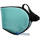 Шовкова маска для сну (маска із шовку) Silenta Silk, аквамарин колір + ПОДАРУНОК., фото 4