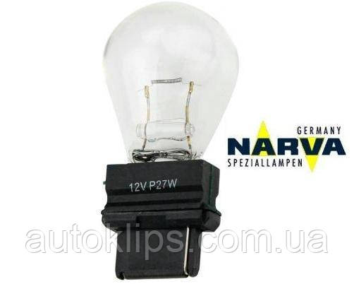 12V лампа автомобільна P27W цокольW 2,5x16d NARVA -17941