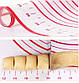 Червоний силіконовий килимок для тіста та мастики, випічки 40х60 см, фото 4