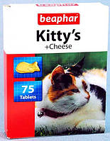 Kitty's + Cheese витаминизированные лакомства с сыром для кошек Beaphar