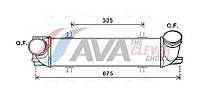 Радіатор інтеркулера для BMW 1 (E82) 2007-2013 AVA #BW4438