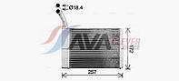 Радиатор печки (отопителя) для CITROËN C5 2 (RE) 2004-2008 AVA #CN6330