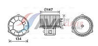 Вентилятор охлаждения для HYUNDAI XG 250 2003-2005 AVA #HY8354