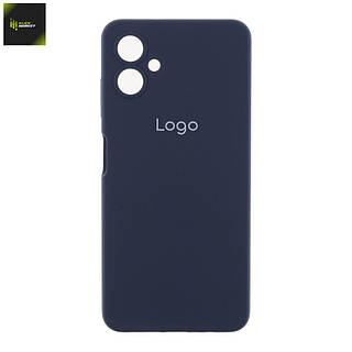Чохол Liquid Silicone (AA) Full Camera для Samsung Galaxy A06 (A065) 08.Dark Blue (17010968)