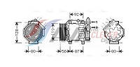 Компрессор кондиционера для FORD FOCUS 2 (DA, FFS, DS) 2004-2012 AVA #FDAK431