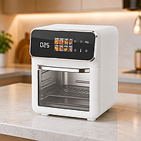 Белая Электрическая мультипечь Top Kitchen TK-00244 12л / Аэрогриль с сенсорным управлением 2400 Вт 10 программ от avi