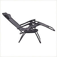 Шезлонг GardenLine 130 кг с плавной регулировкой, 89P99981E