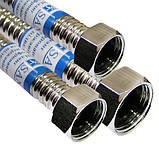 Шланг для води з нержавіючої сталі Santan 40 см, фото 4