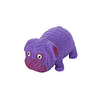 Детская игрушка тянучка-антистресс "Мопс" 105-22(Violet) размер 8 см