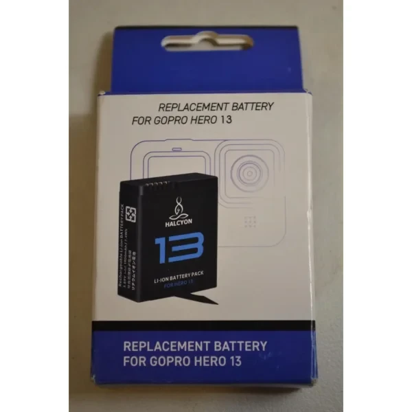 Акумулятор для екшн-камери HALCYON Replacement Battery GP13 Li-ion Battery For GoPro HERO 13, фото 1