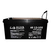 Акумулятор Alva AD12-100 (100Ачас/12В)