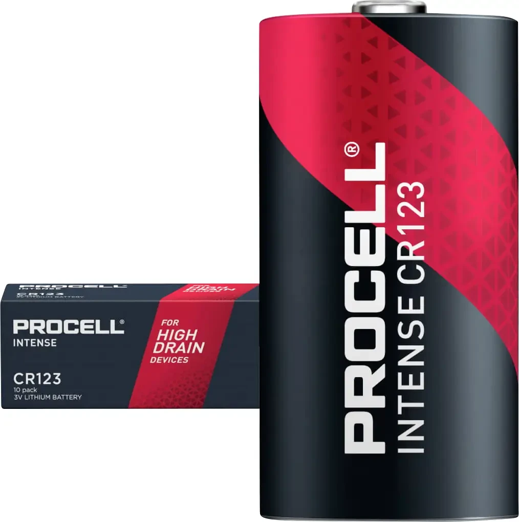Акумулятор для камери CR-123A PROCELL Procell Intense 920 мАг 3 В 10 шт., фото 1
