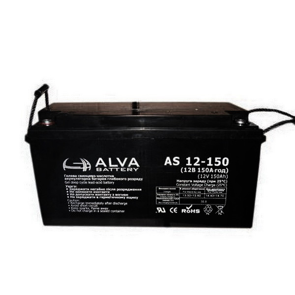 Аккумуляторная батарея Alva AS12-150 (150Ачас/12В) - фото 1 - id-p525220313