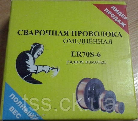 Дріт обміднений ER70S-6 (Китай) 1.2 мм (котушка 5кг), фото 1