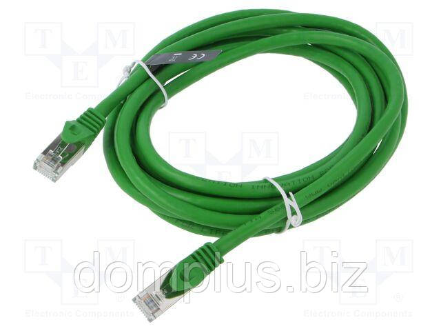 Патч-корд; S/FTP; Cat 6a; разъем RJ45, оба конца; провод; OFC; 3 м, фото 1