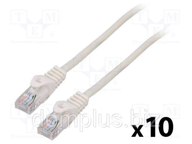 Патч-корд; U/UTP; Cat 5e; штекер RJ45, оба конца; многожильный; CCA; 1,5 м, фото 1