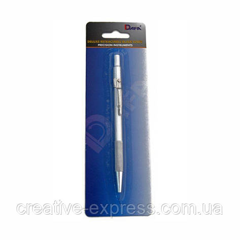 Ніж макетний ручка, сріблястий, C-615, DAFA, фото 2