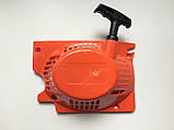 Стартер із плавним пуском на 2 зачепи китайських бензопил 5200, 4500, фото 2