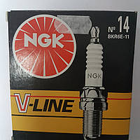 Свеча зажигания NGK V-LINE 14(BKR6E-11)1 шт