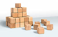 Кубики из дерева 4 × 4 (20 шт) Smart Toy Wood