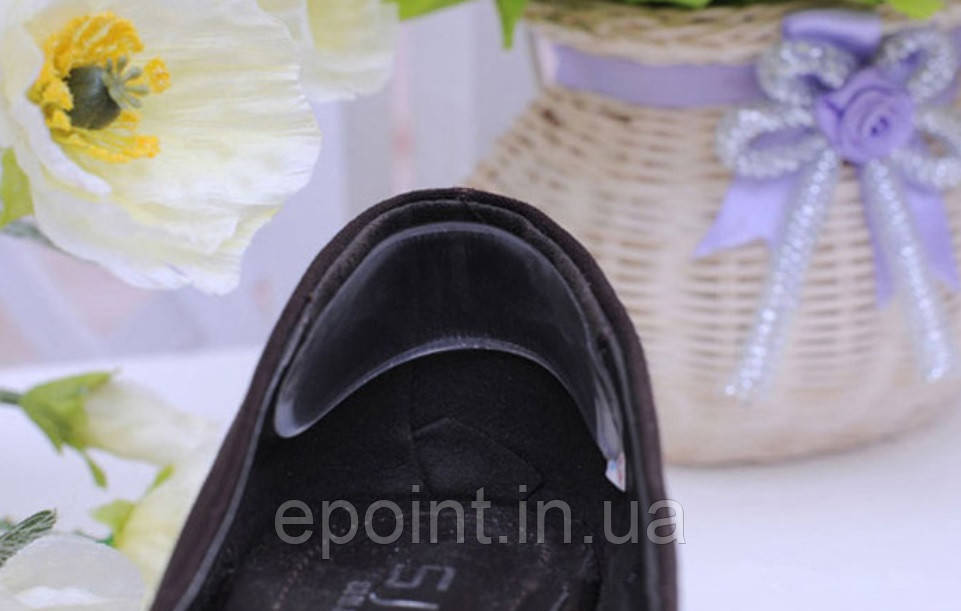 Силіконовий аплікатор на задник взуття, універсальний розмір, комплект 2 шт., фото 1