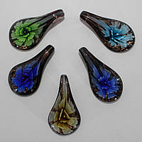 Муранське скло (синє, блакитне, жовте, зелене)