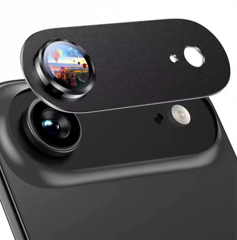 Захист камери та лінз NNBILI для iPhone 17 Air, металеве загартоване скло, Чорний/Black | Premium Camera Lens Protector, фото 1