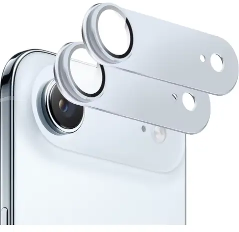 Захист камери та лінз NNBILI для iPhone 17 Air, металеве загартоване скло, Блакитний / Blue | Premium Camera Lens Protector, фото 1