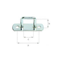 Скоба тентовая 17.17 (оцинкованная)