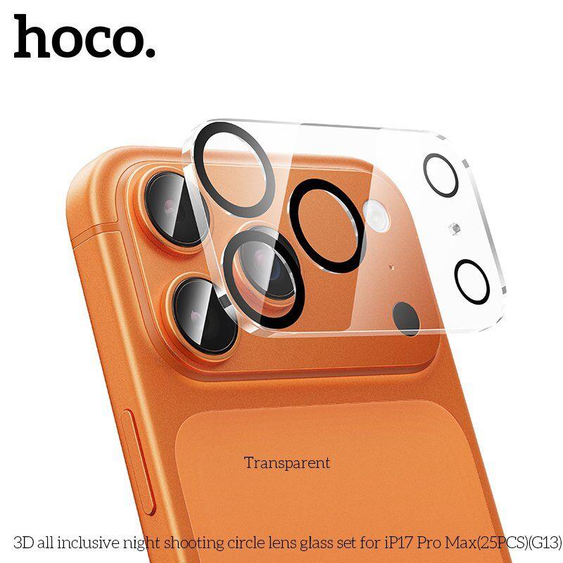 Скло для камери HOCO G13 для APPLE iPhone 17 PRO MAX - фото 1 - id-p3188507207