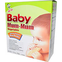Hot Kid, Baby Мама-Мама овочеві рисові сухарі, 24 сухаря, 50 г кожна