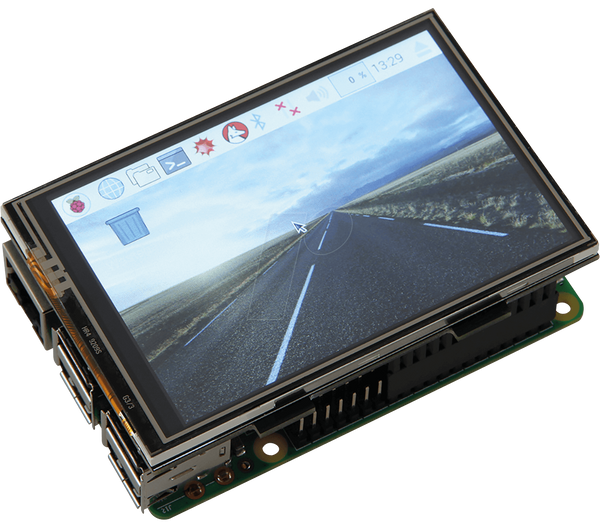 Raspberry Pi Shield - сенсорний РК-дисплей, 3,5 дюйма, 480x320 пікселів, XP