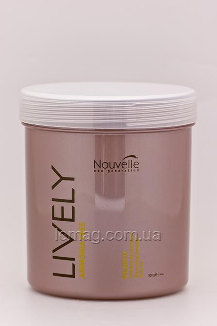 Nouvelle Живий Bleaching Powder Ammonia Free Рідка пудра для волосся без аміаку, 500 гр