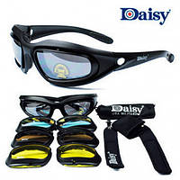 Поляризаційні окуляри захисні Daisy C5 тактичні вело мото. Полікарбонат UV400