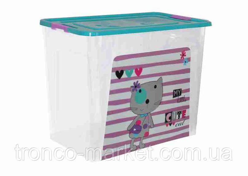 Алеана Контейнер "Smart Box" с декором 40л. Pet Shop - фото 1 - id-p525432736