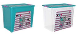Контейнер Алеана "Smart Box" з декором 40л. Pet Shop, фото 4