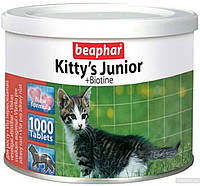 Kitty's Junior витаминизированные лакомства с биотином для здорового развития котят Beaphar