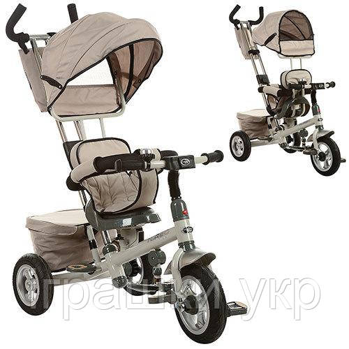 Детский трехколесный велосипед с ручкой Turbo Trike M 3206A