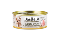 Паштет полнорационный для собак с курицей и кусочками говядины Silver Basttet`o с/б 85г