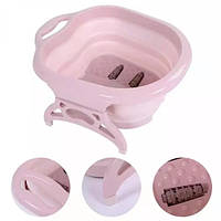 Ванночка-массажер для ног Footbath Massager 00082 • Складной гидромассажер Footbath Massager 00082 для стоп с роликовым массажем