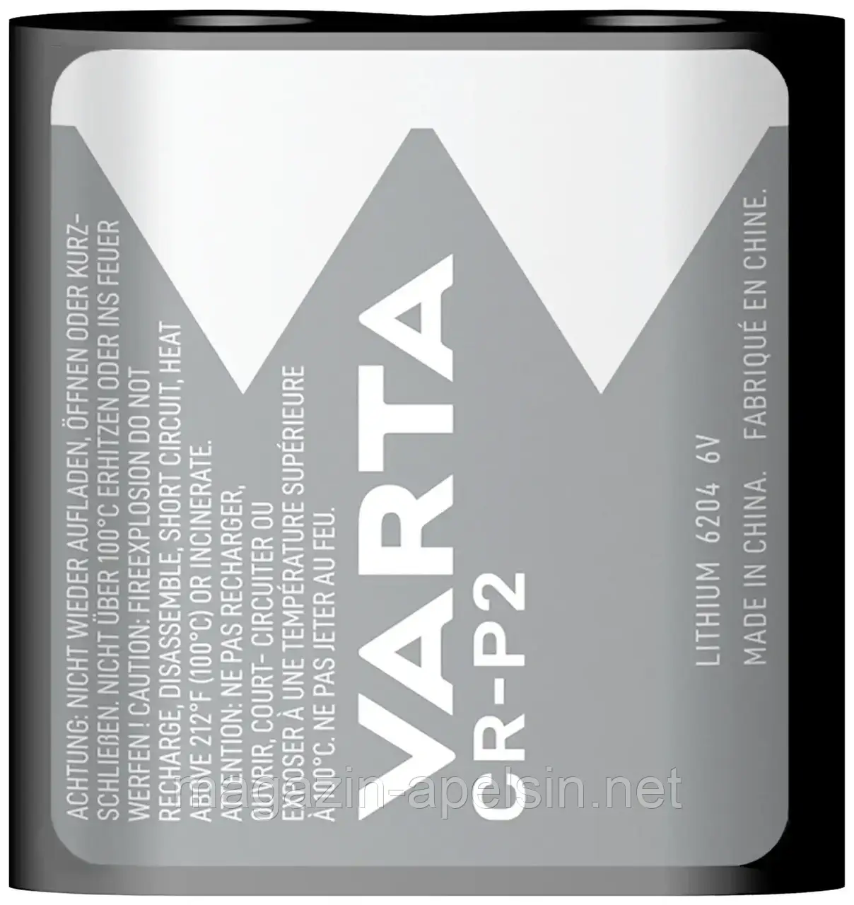 Батарейка для камери CR-P 2 Varta 06204301401 1450 мАг 6 В 1 шт.
