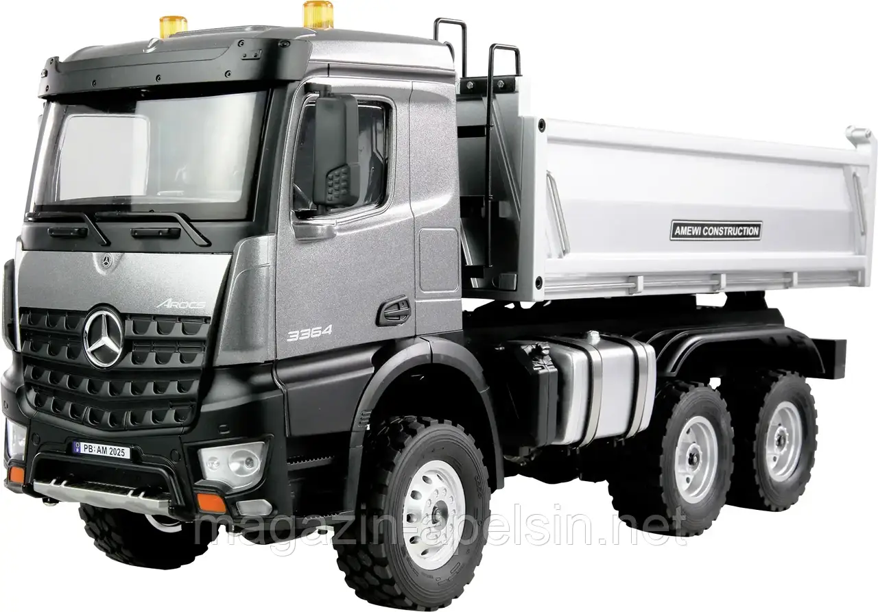 RC Function Module Amewi Mercedes-Benz Arocs Kipper 6x6 anthrazit 1:14 RtR