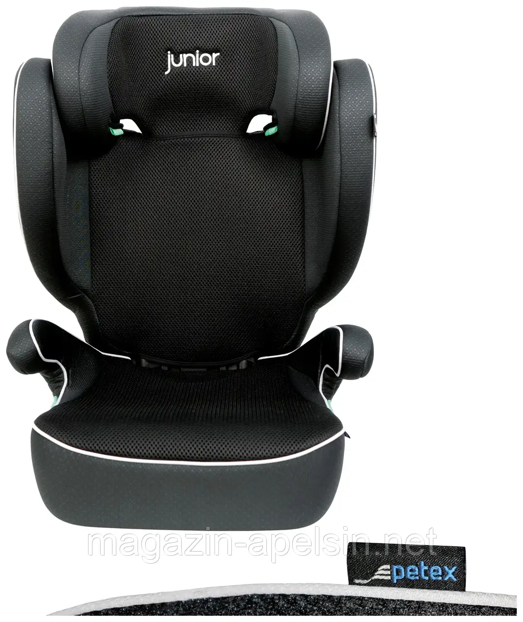 Petex Basic Plus 1600 black HDPE nach ECE R129 Car seat black