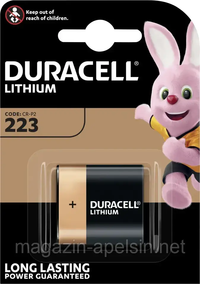 Батарейка для камери CR-P 2 Duracell 2CRP2 1400 мАг 6 В 1 шт.
