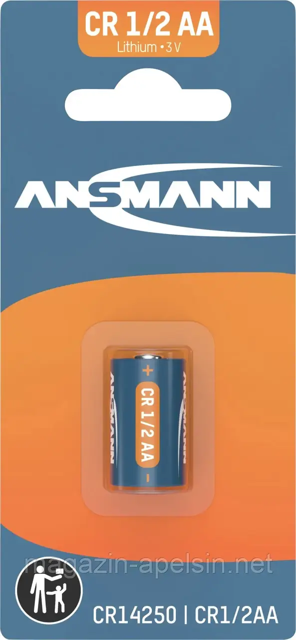 Батарейка для камери 1/2 AA Ansmann 3V-CR1/2AA / CR14250 3 V 1 шт.