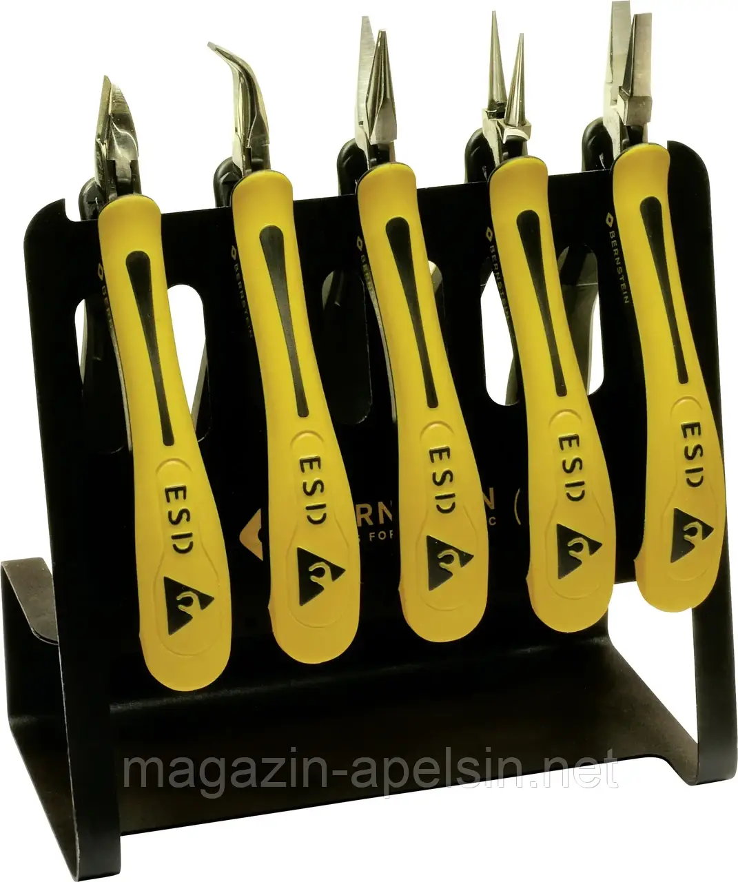 BERNSTEIN Tools for Electronics 3-650-V Набір плоскогубців 3-650-V, ESD, 5 шт.