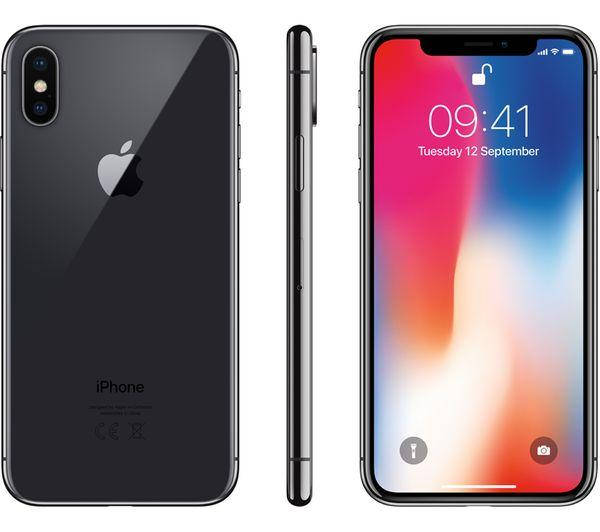 

Apple iPhone X 64GB Space Gray Refurbished, Темно-серый