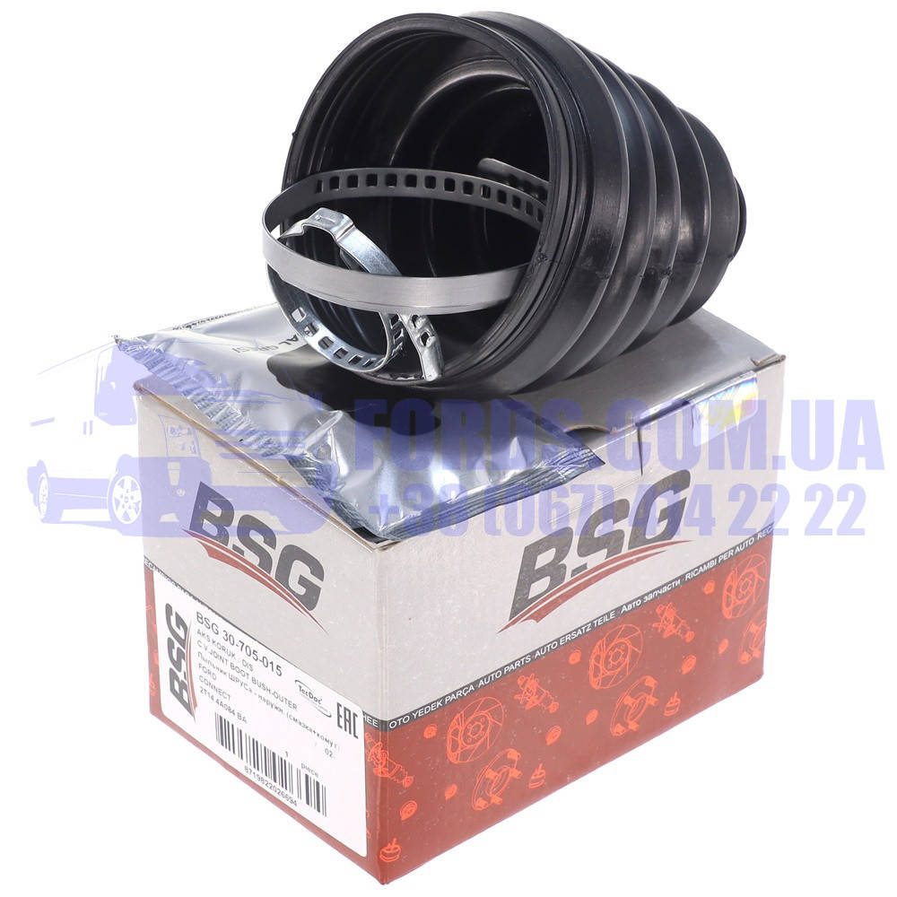 

Пыльник ШРУСа наружного FORD CONNECT 2002-2013 (90PS/110PS) (4371801/2T144A084BA/BSG30705015) BSG