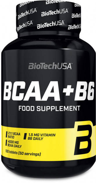 

BCAA + B6 BioTech USA 100 tabs