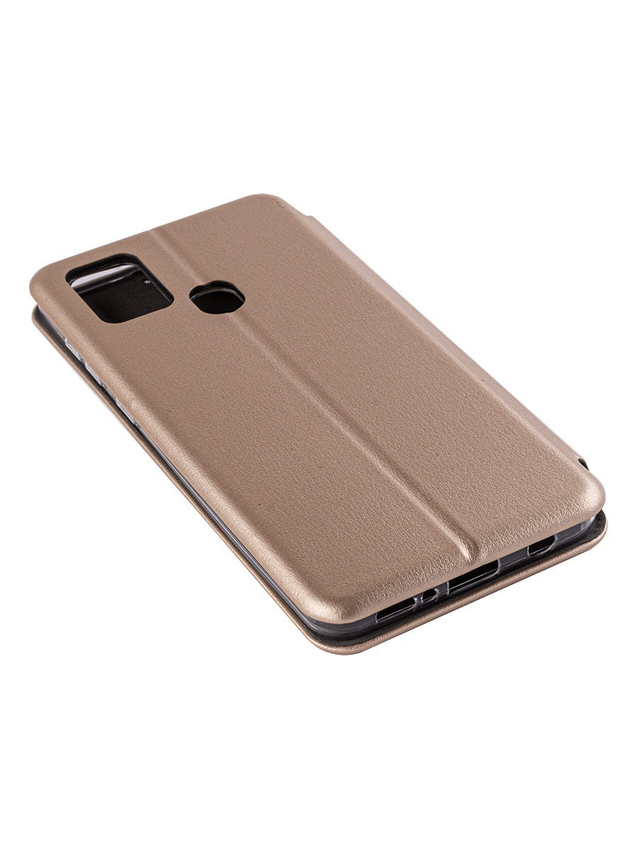 

Чехол книжка для Samsung A21s / чехол на самсунг а21с (золотистый цвет) / книга для samsung a21s на магните